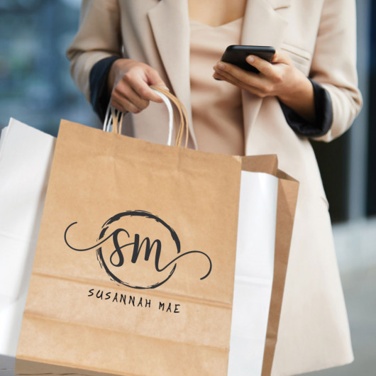 Express Medium Paper Bags Lifestyle